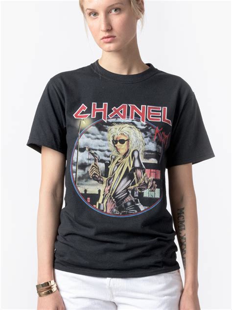 camiseta chanel iron maiden